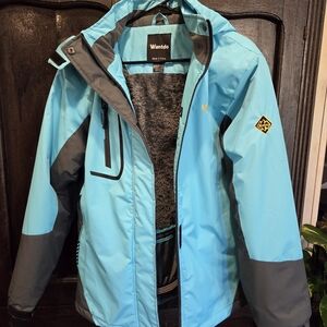 Wantdo Women's Blue Ski Jacket